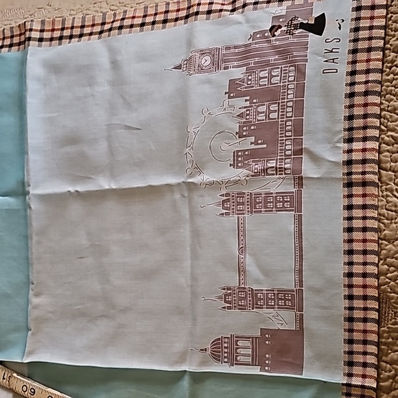 Daks London New Handkerchief Vintage Daks Handkerchief Bandana Neck Scarf Hanky - Picture 4 of 4